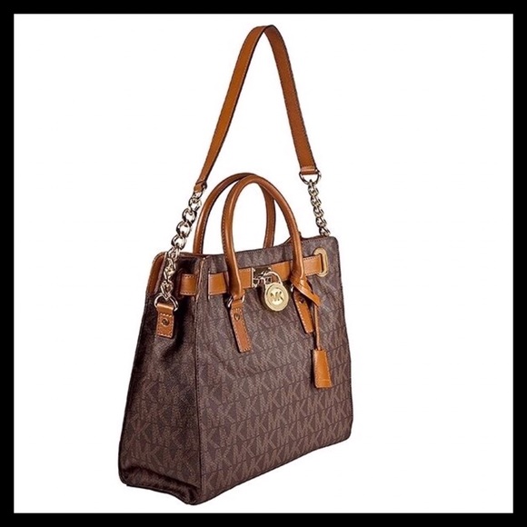 Michael Kors Hamilton Large North South Logo Tote - Picture 5 of 12